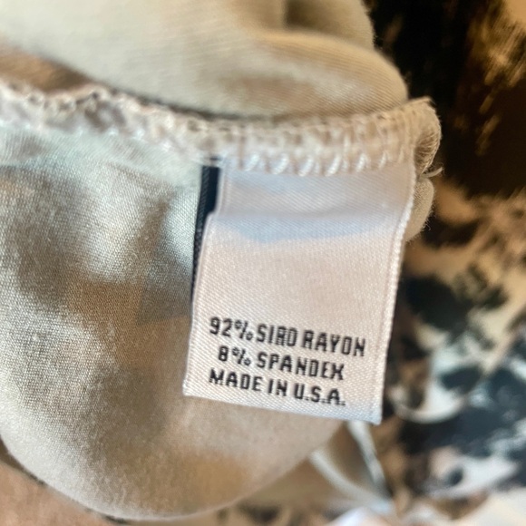 Bryn Walker NWT Large Wilder Tunic Top Blouse Dolman Parsnip Tan Black $178 - Picture 7 of 7